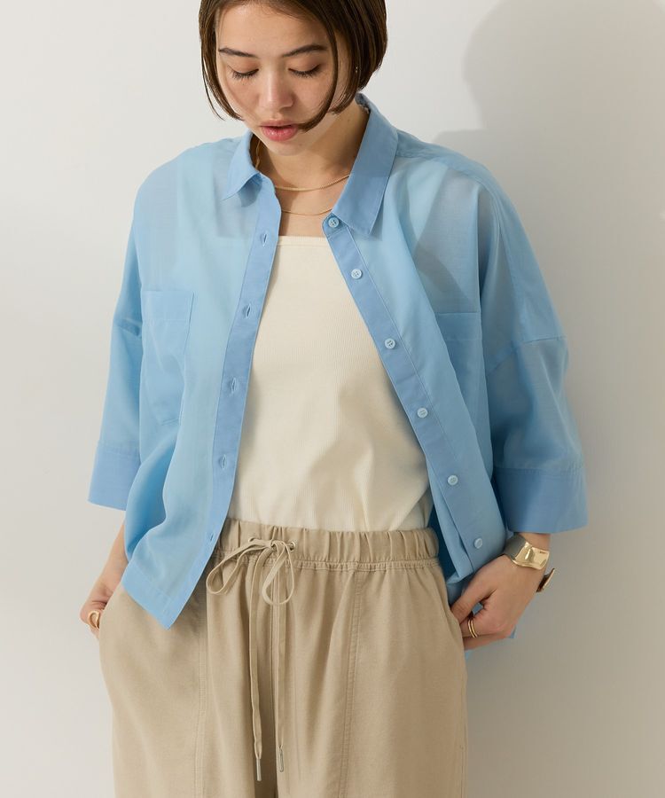 AMERICAN HOLIC「Wポケットシアー半袖シャツ」|シャツ・ブラウス|