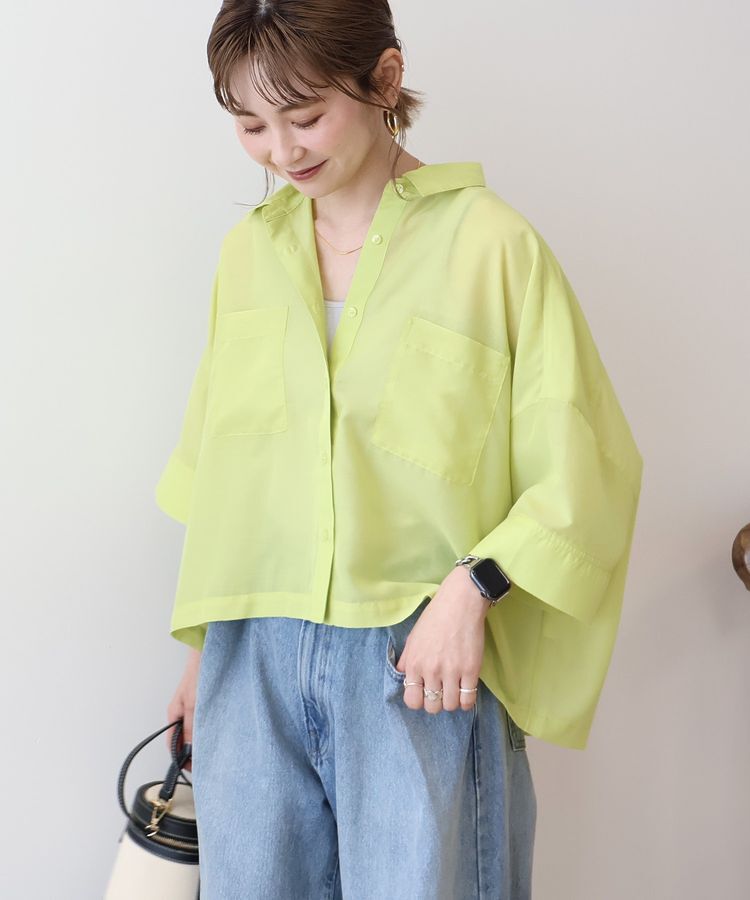 AMERICAN HOLIC「Wポケットシアー半袖シャツ」|シャツ・ブラウス|Pistachio