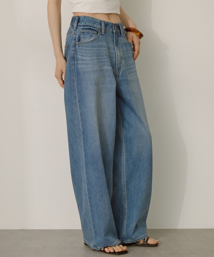 AMERICAN HOLIC「接触冷感 ワイドデニム」|デニム|