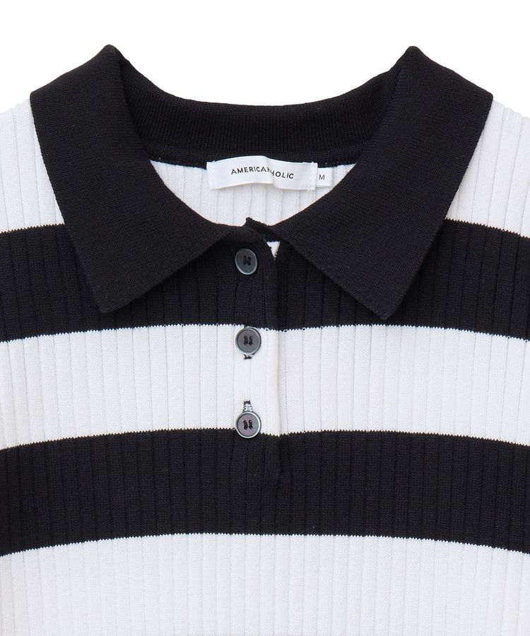 AMERICAN HOLIC「アソートニットポロシャツ」|ニット・セーター|