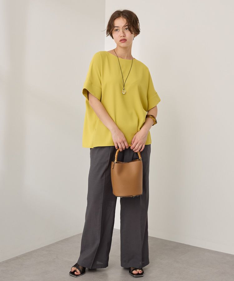 AMERICAN HOLIC「イージーケア+接触冷感バックタック半袖プルオーバー」|Tシャツ・カットソー|