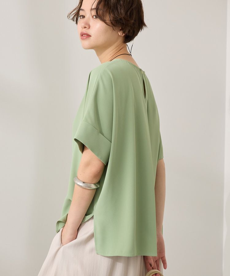 AMERICAN HOLIC「イージーケア+接触冷感バックタック半袖プルオーバー」|Tシャツ・カットソー|Mint