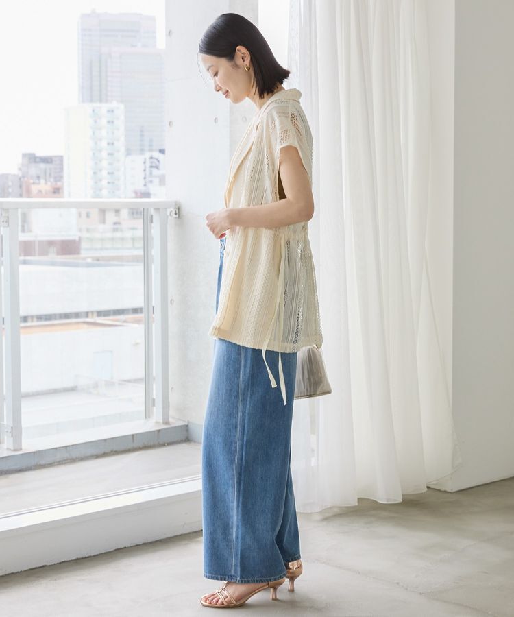 AMERICAN HOLIC「幾何学レースウエストドロストジャケット」|その他|