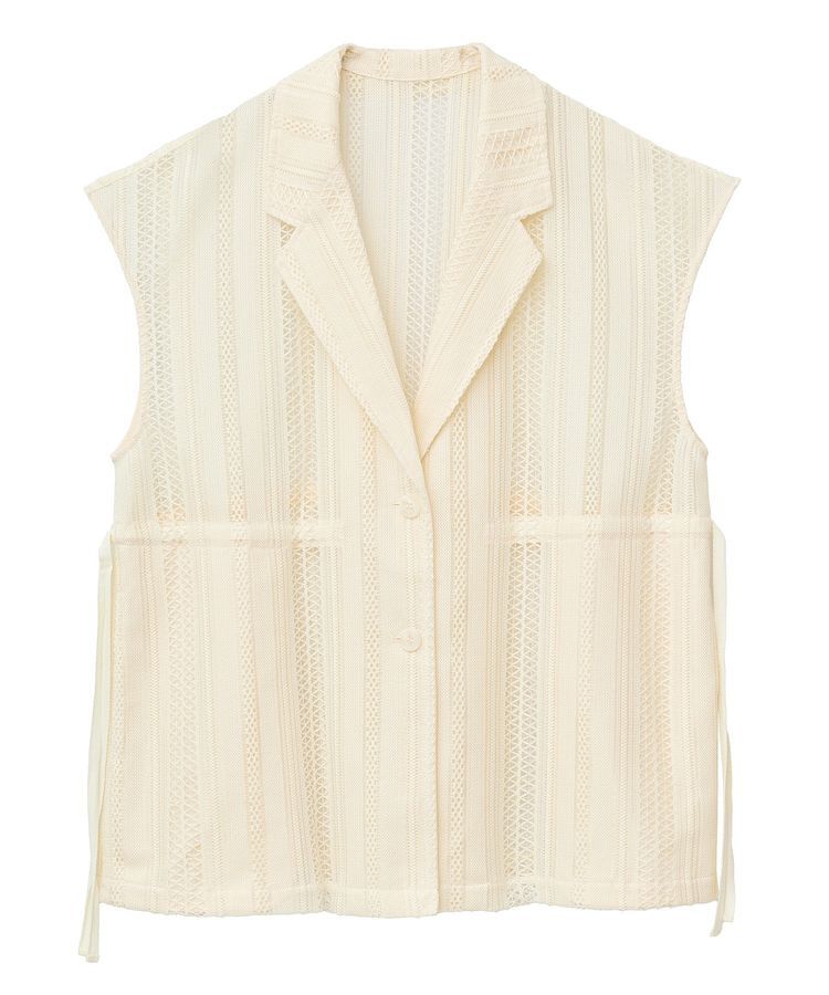 AMERICAN HOLIC「幾何学レースウエストドロストジャケット」|その他|