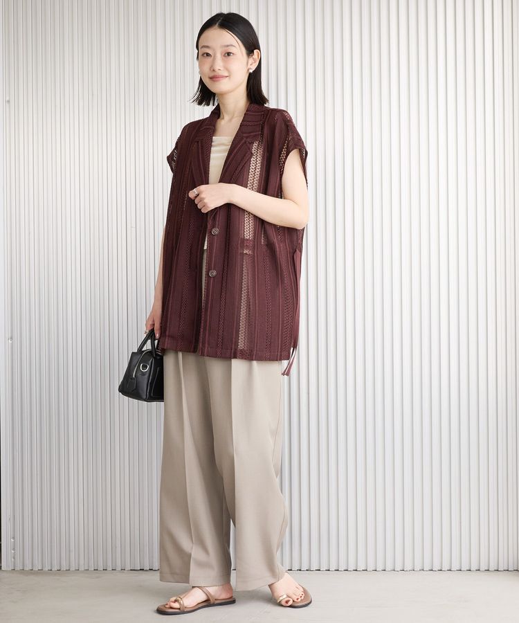 AMERICAN HOLIC「幾何学レースウエストドロストジャケット」|その他|