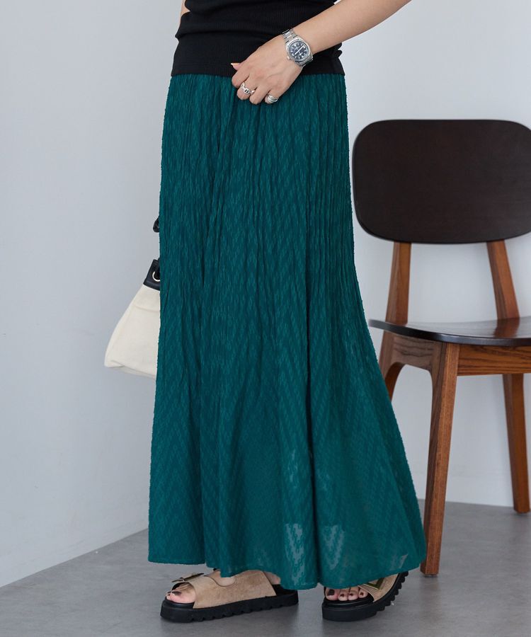 AMERICAN HOLIC「カットジャガードプリーツスカート」|スカート|