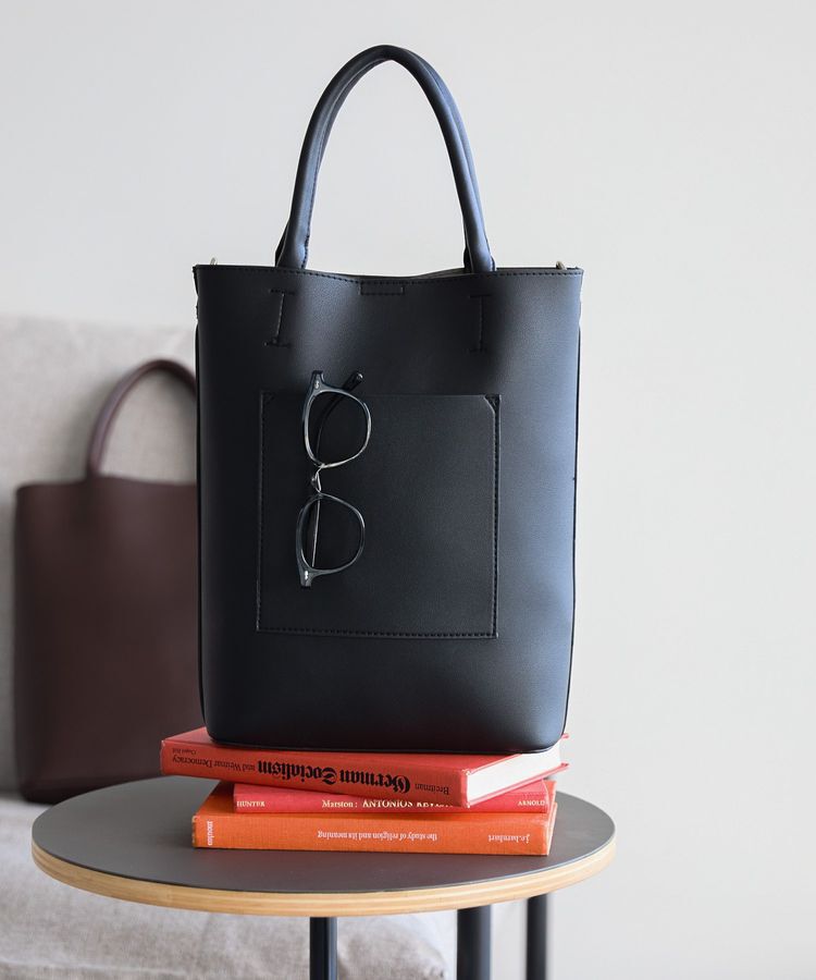 AMERICAN HOLIC「【2WAY】ショルダートートバッグ」|トートバッグ|Black