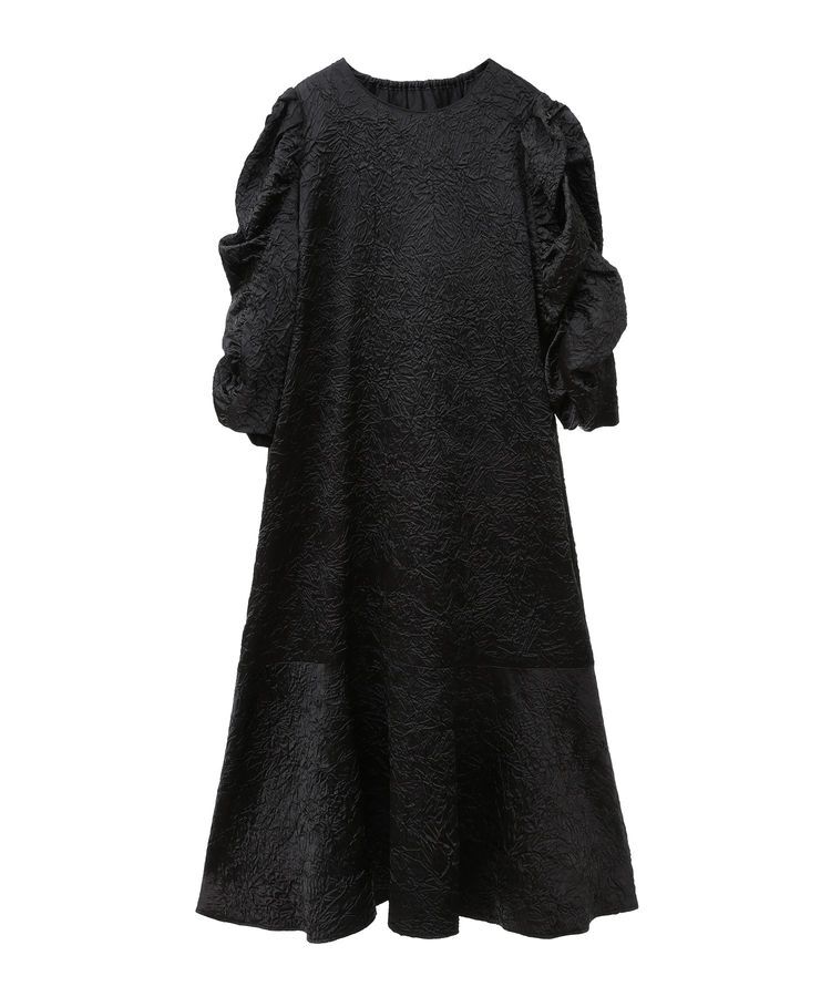 Green Parks「■ESCAR エンボスギャザースリーブワンピース」|ワンピース|