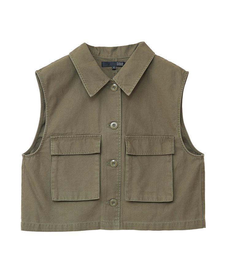 Green Parks「・SUGAR SPOON ミリタリーショートベスト」|ベスト・ジレ|