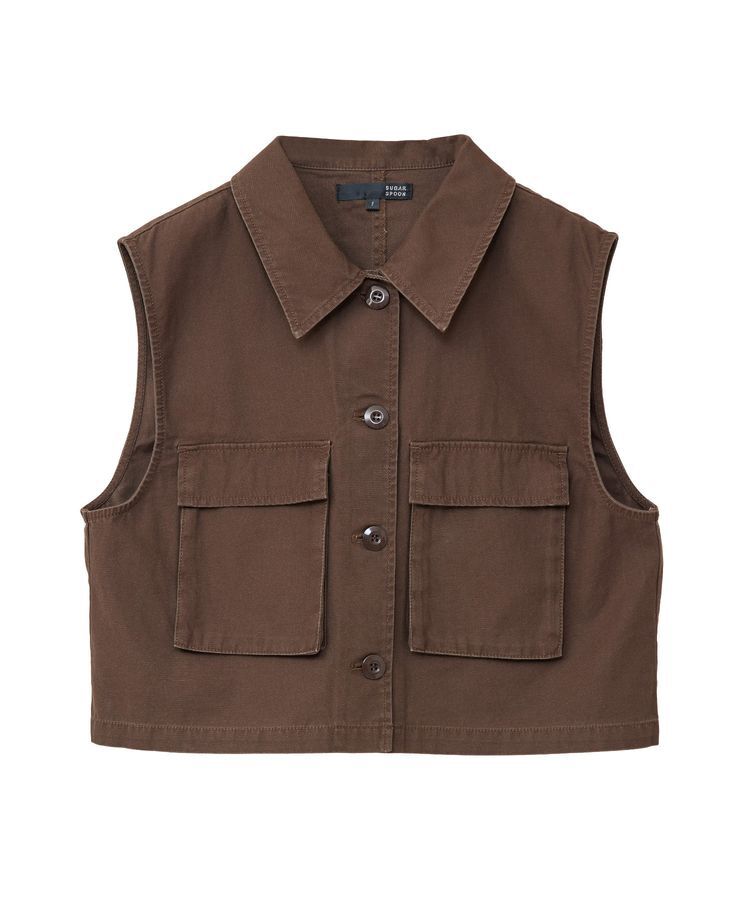 Green Parks「・SUGAR SPOON ミリタリーショートベスト」|ベスト・ジレ|