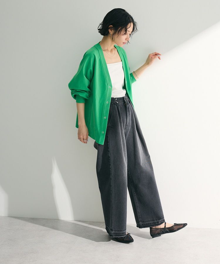 Green Parks「スポンディッシュVネックカーディガン」|カーディガン|