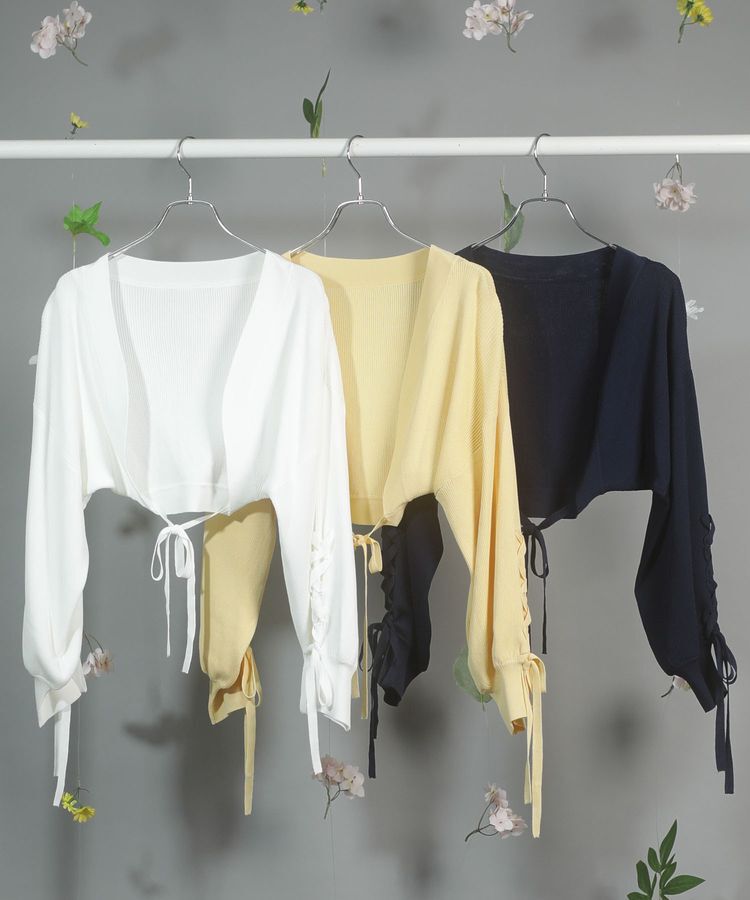 Green Parks「dazzlin ニットボレロ」|カーディガン|