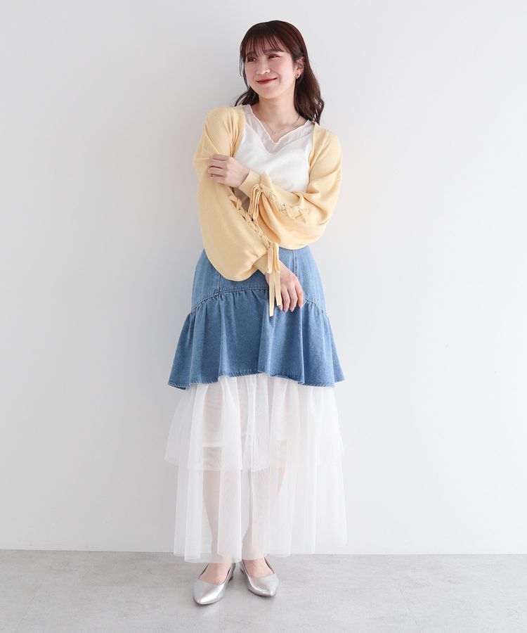 Green Parks「dazzlin ニットボレロ」|カーディガン|