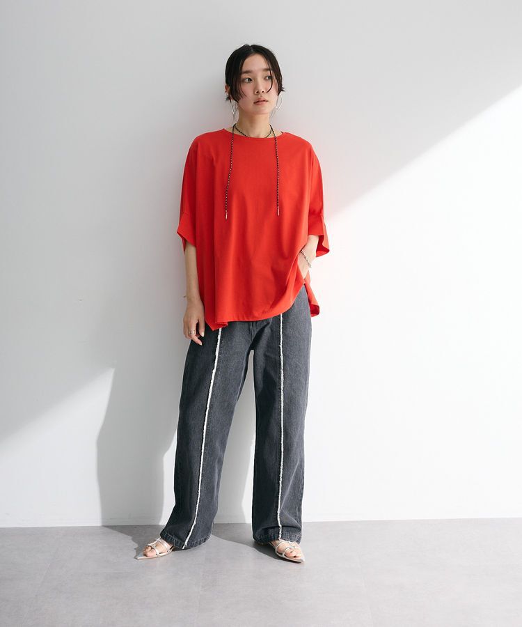 Green Parks「冷やっとすずやかドルマンプルオーバー」|Tシャツ・カットソー|