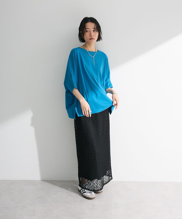 Green Parks「冷やっとすずやかドルマンプルオーバー」|Tシャツ・カットソー|