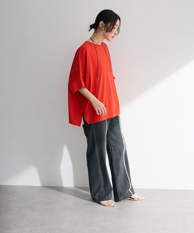 Green Parks「冷やっとすずやかドルマンプルオーバー」|Tシャツ・カットソー|