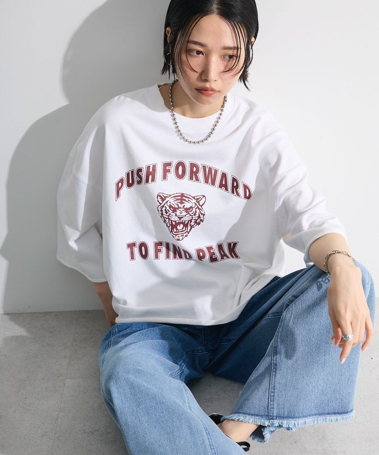 Green Parks「・SUGAR SPOON TORApt7分袖スウェット」|スウェット・ジャージ|Off White