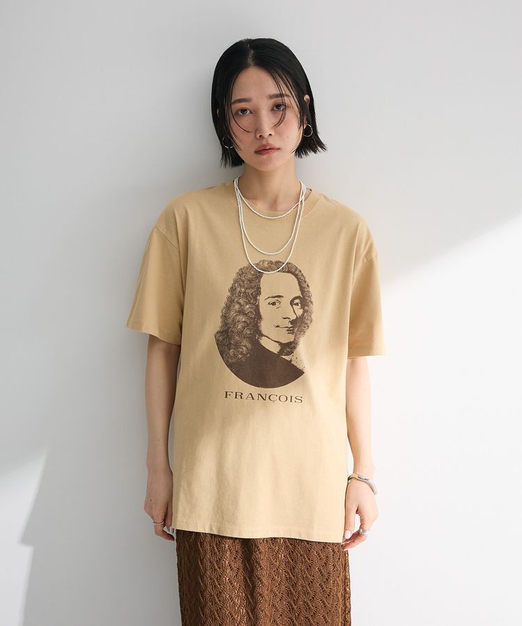 Green Parks「■RUSSELL プリントショートスリーブTEE」|Tシャツ・カットソー|Beige
