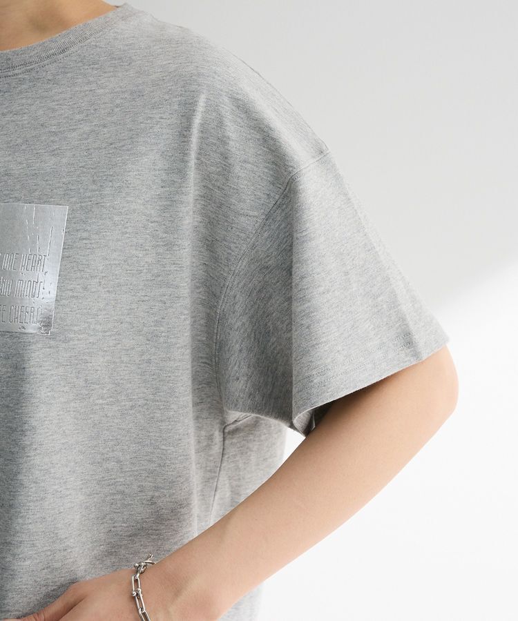 Green Parks「・ELENCARE DUE 箔プリントTEE」|Tシャツ・カットソー|