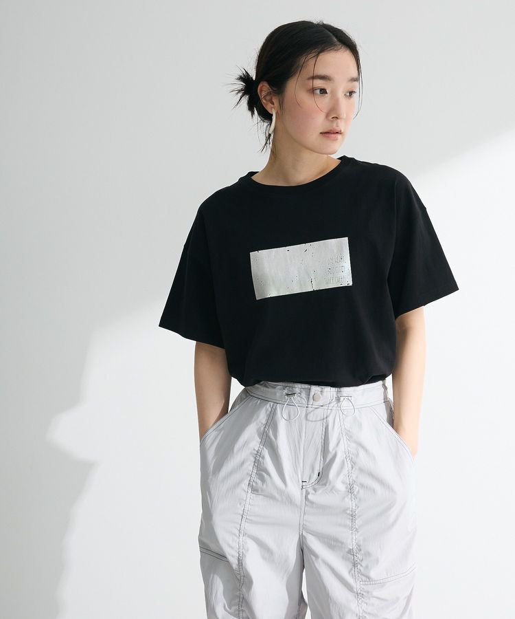 Green Parks「・ELENCARE DUE 箔プリントTEE」|Tシャツ・カットソー|