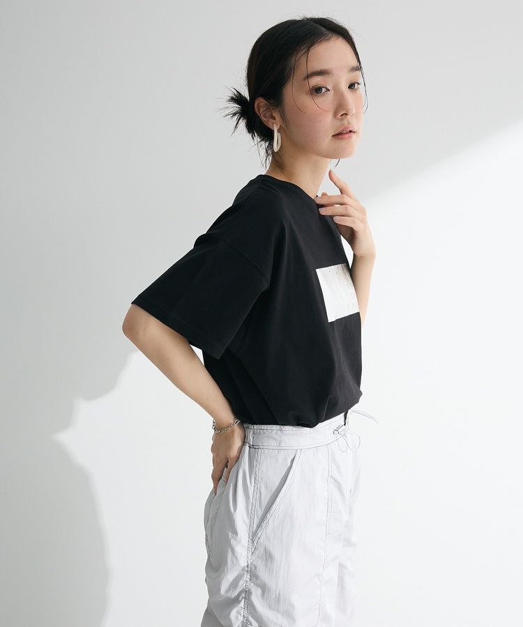 Green Parks「・ELENCARE DUE 箔プリントTEE」|Tシャツ・カットソー|