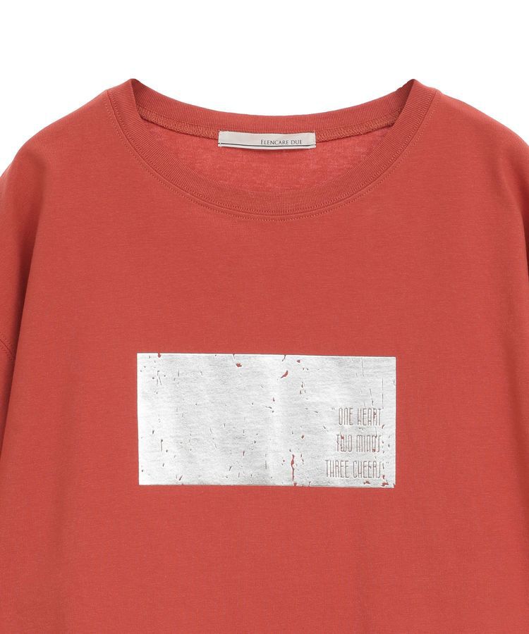 Green Parks「・ELENCARE DUE 箔プリントTEE」|Tシャツ・カットソー|