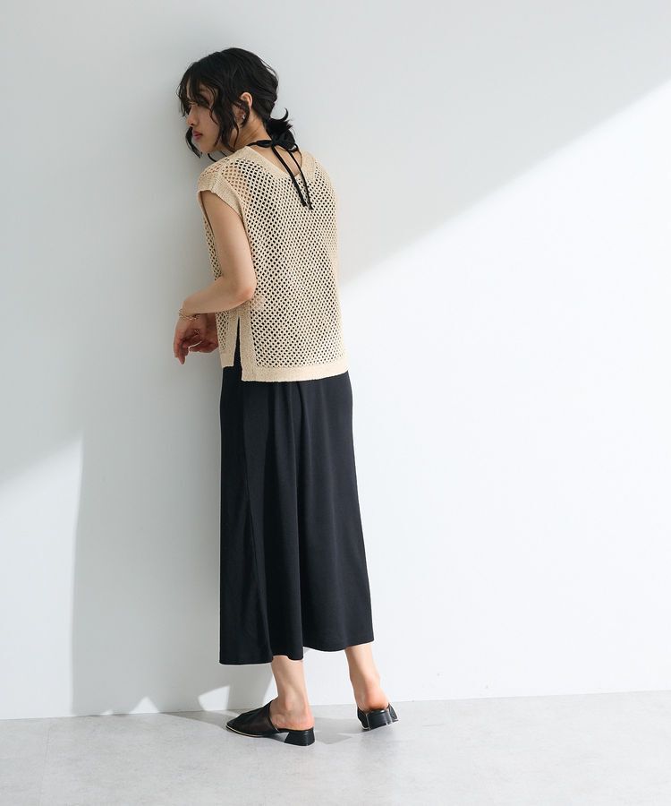 Green Parks「SET2点ラメメッシュベスト+リブワンピース」|ワンピース|