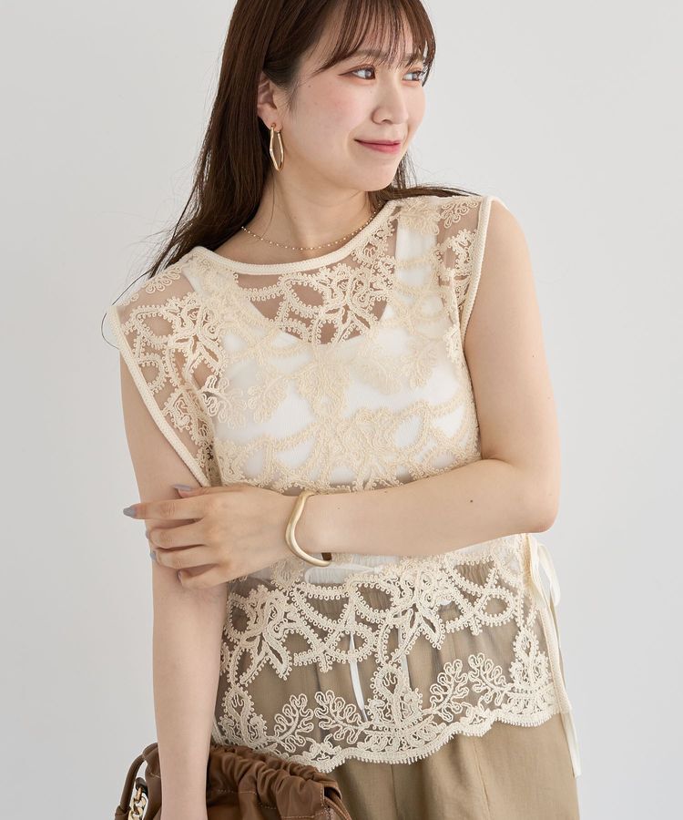 Green Parks「・ELENCARE DUE 2wayレースベスト」|ベスト・ジレ|