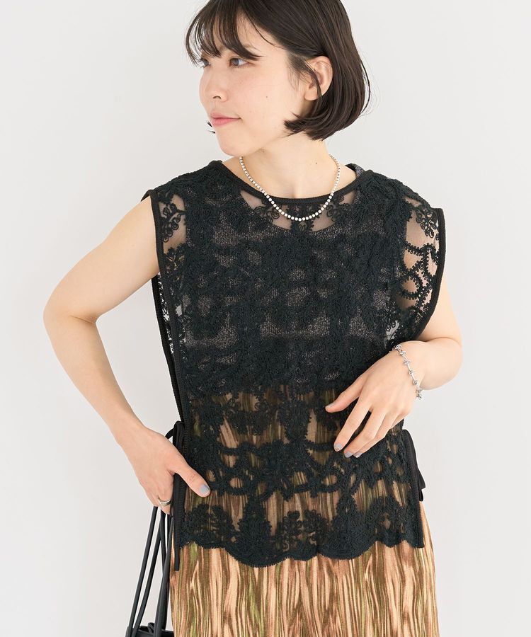 Green Parks「・ELENCARE DUE 2wayレースベスト」|ベスト・ジレ|