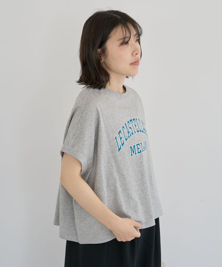 Green Parks「袖折り返しカレッジTシャツ」|Tシャツ・カットソー|