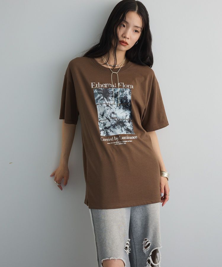 AnriettMusee「フォトグラフィック半袖Tシャツ」|Tシャツ・カットソー|