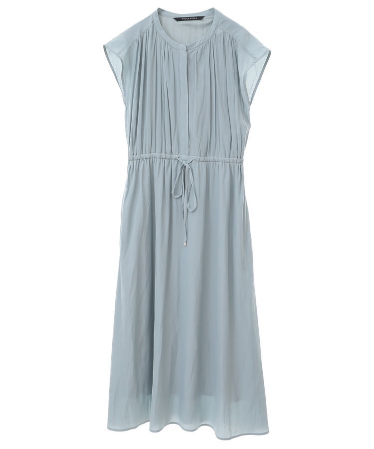 YECCA VECCA「ギャザードロストワンピース」|ワンピース|