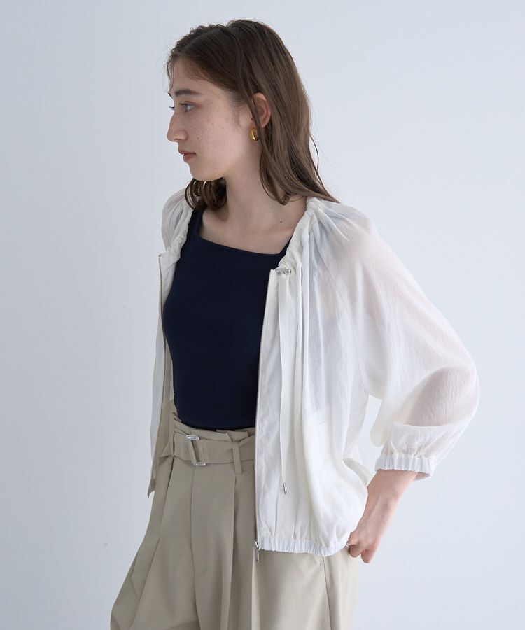 YECCA VECCA「2wayスクエアノースリーブニット」|ニット・セーター|