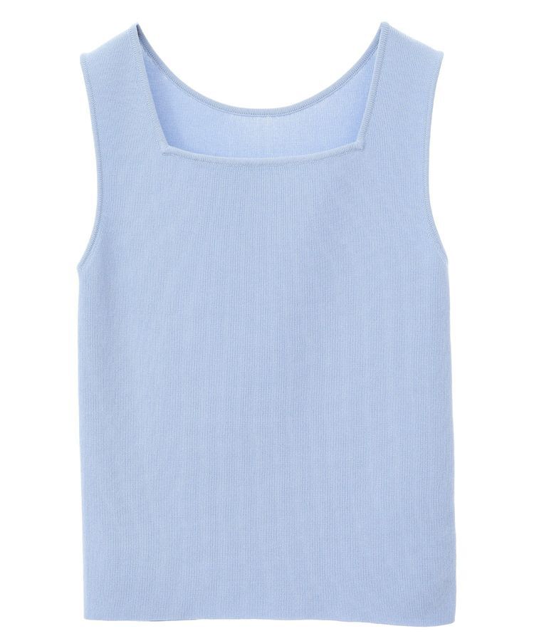 YECCA VECCA「2wayスクエアノースリーブニット」|ニット・セーター|