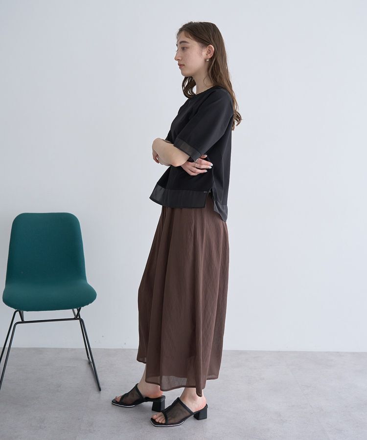 YECCA VECCA「ボリュームタックワイドパンツ」|その他|