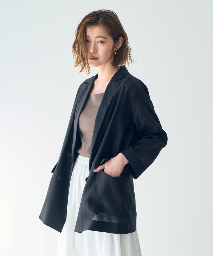 YECCA VECCA「シアーテーラードジャケット」|テーラードジャケット|