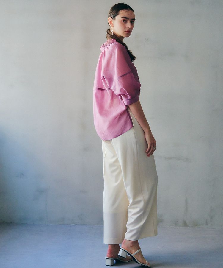 YECCA VECCA「<<追加>> バルーンスリーブシアーシャツ②」|シャツ・ブラウス|