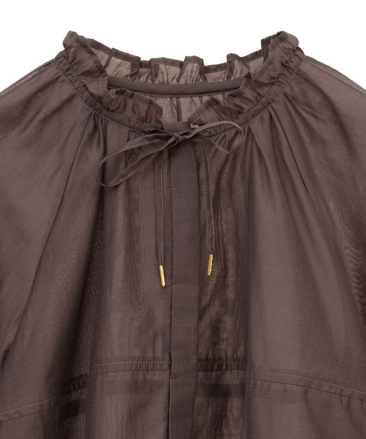 YECCA VECCA「<<追加>> バルーンスリーブシアーシャツ②」|シャツ・ブラウス|