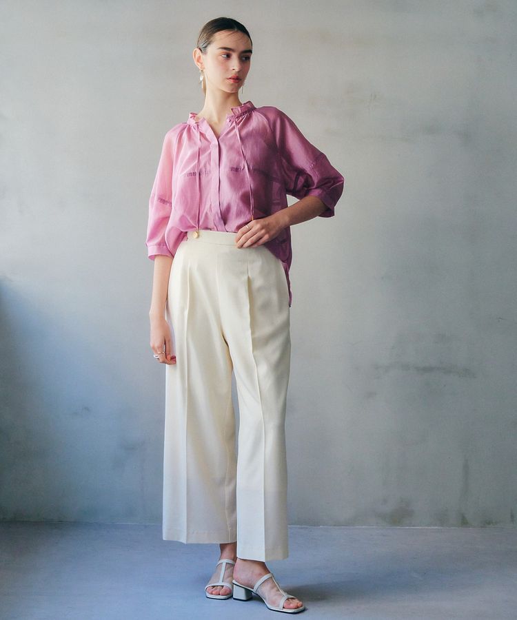 YECCA VECCA「<<追加>> バルーンスリーブシアーシャツ②」|シャツ・ブラウス|