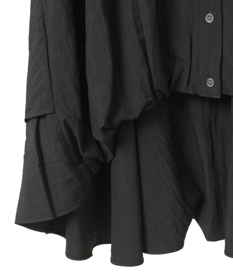 Editt by YECCA VECCA「【接触冷感】裾バルーン切替デザインヘムシャツ」|シャツ・ブラウス|