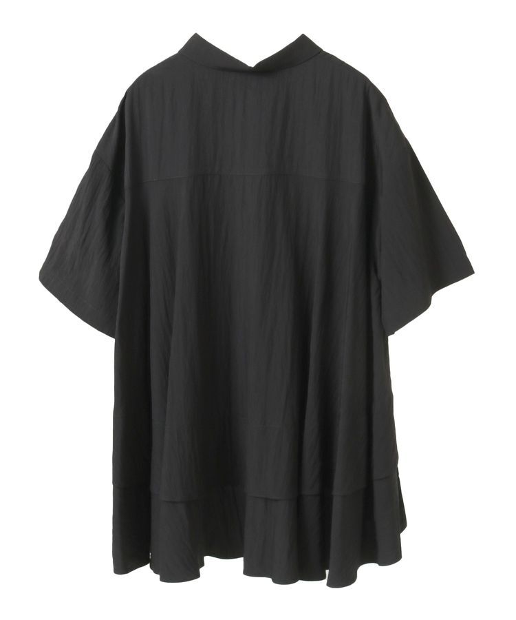 Editt by YECCA VECCA「【接触冷感】裾バルーン切替デザインヘムシャツ」|シャツ・ブラウス|