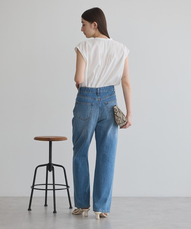 YECCA VECCA「【接触冷感】COOLバックピンタックブラウス」|シャツ・ブラウス|