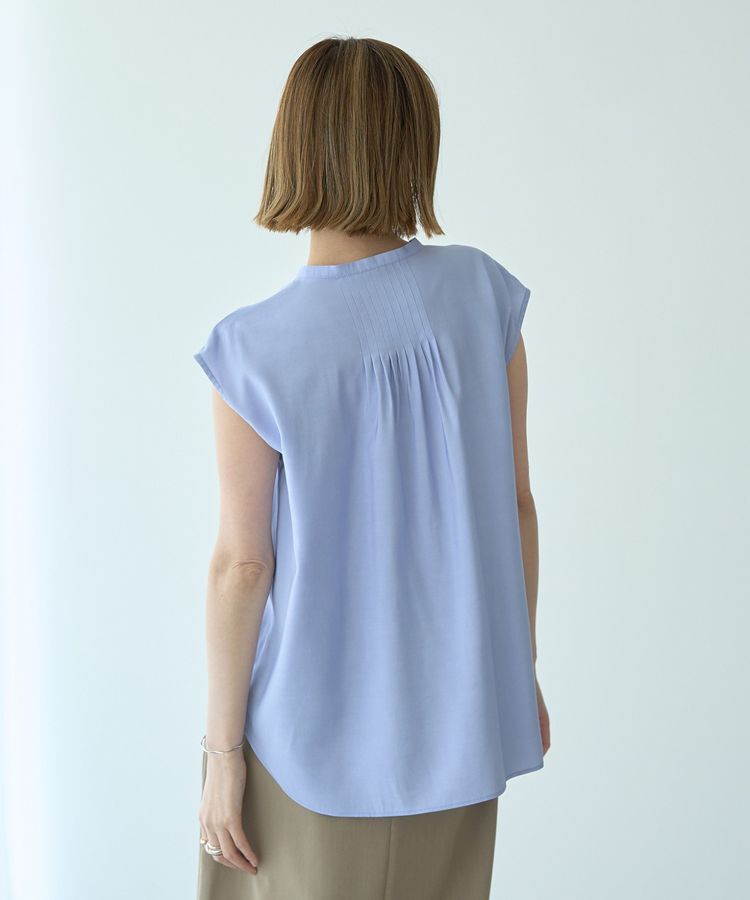 YECCA VECCA「【接触冷感】COOLバックピンタックブラウス」|シャツ・ブラウス|
