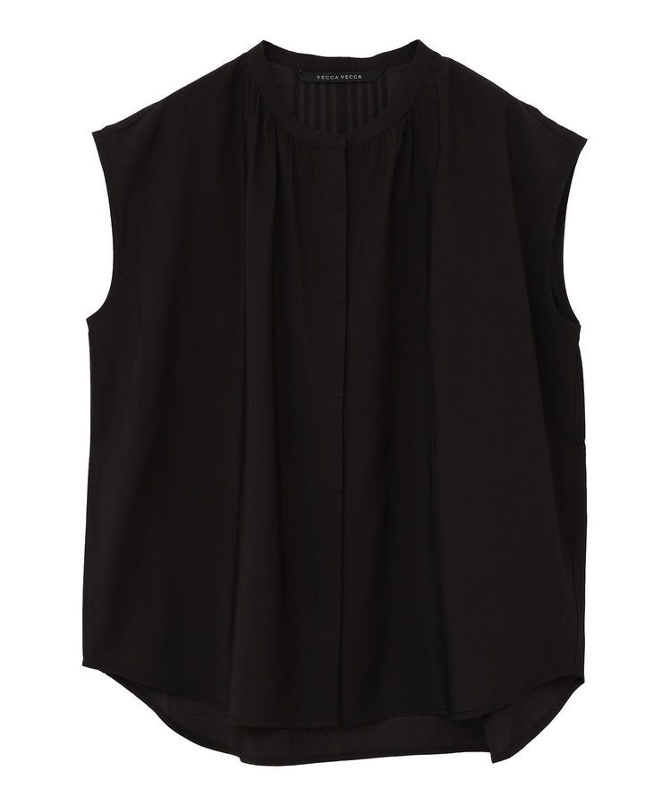 YECCA VECCA「【接触冷感】COOLバックピンタックブラウス」|シャツ・ブラウス|