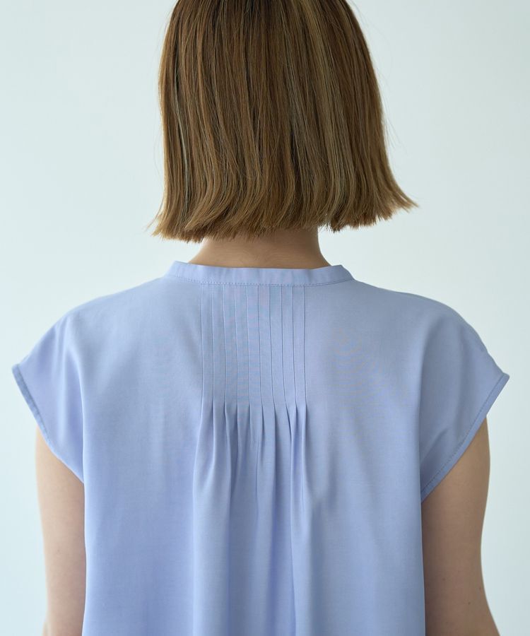 YECCA VECCA「【接触冷感】COOLバックピンタックブラウス」|シャツ・ブラウス|