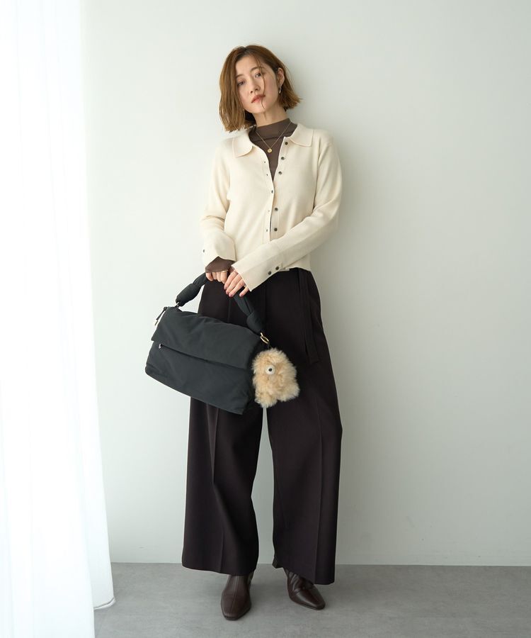 YECCA VECCA「【story.】ギャザーフラップハンドバッグ」|ハンドバッグ|