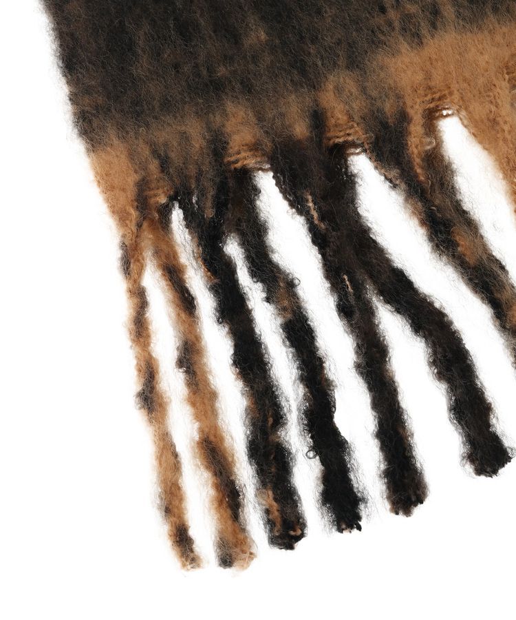 GARAGE OF GOOD CLOTHING「ブークレチェックフリンジマフラー(ストール)」|ストール|