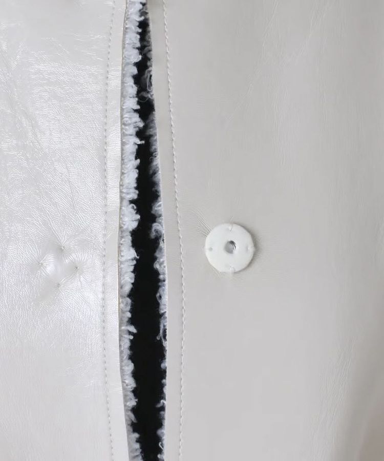 GARAGE OF GOOD CLOTHING「【TORRAZZO DONNA】エナメル&times;ボア　リバーシブルコート」|その他|