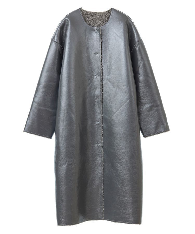 GARAGE OF GOOD CLOTHING「【TORRAZZO DONNA】エナメル&times;ボア　リバーシブルコート」|その他|