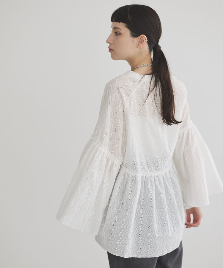 GARAGE OF GOOD CLOTHING「レースギャザーブラウス」|シャツ・ブラウス|